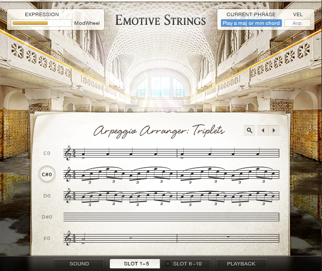 Emotive Strings used for community resonance